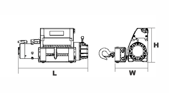 臺灣小金剛 DW-9000i車用電動絞盤結(jié)構(gòu)圖